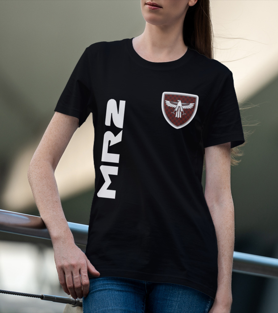 Mr2 03 Eagle Emblem Racing Checkerboard Crest T-Shirt