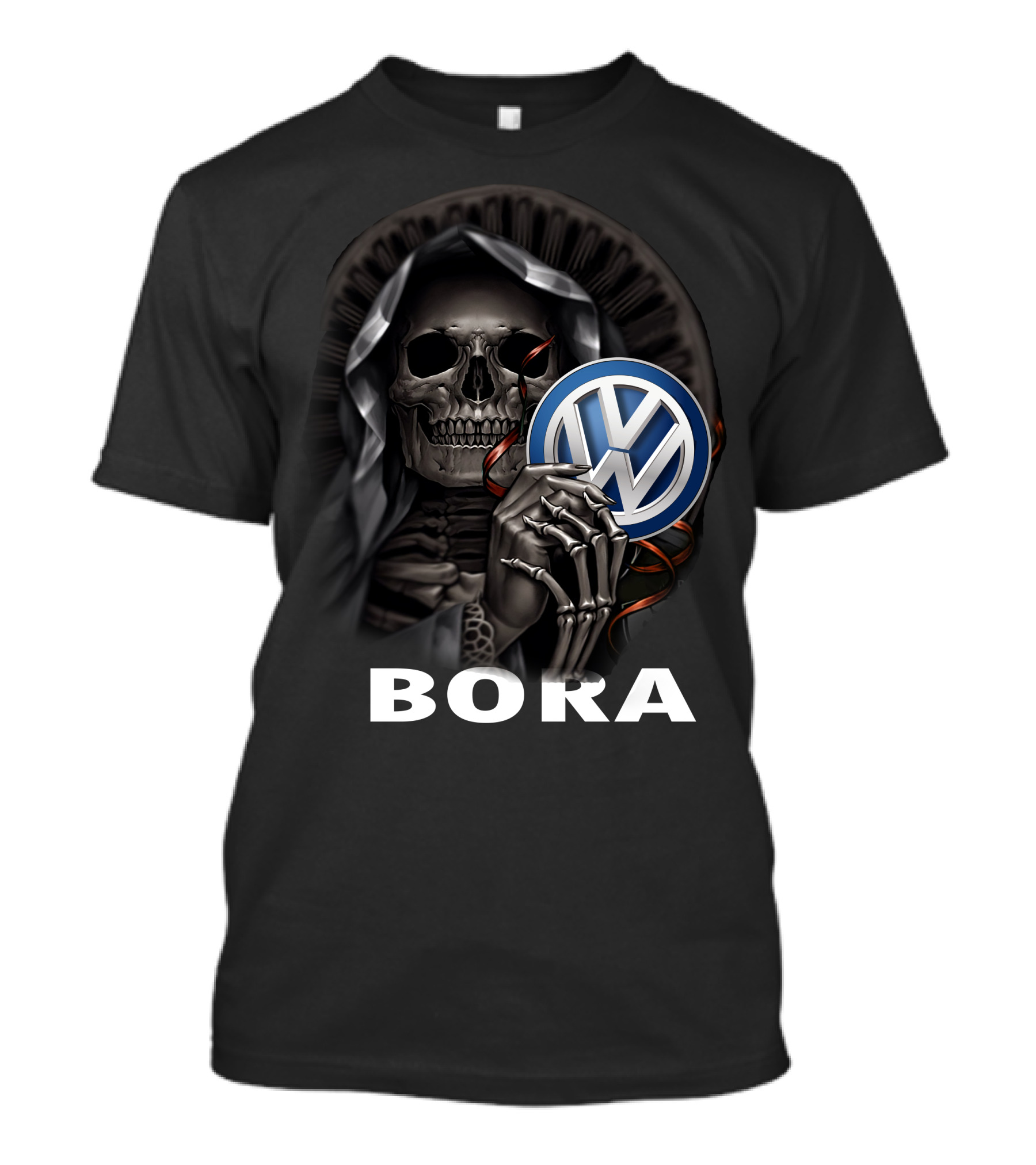 Bora Volkswagen Grim Reaper Skeleton T-Shirt