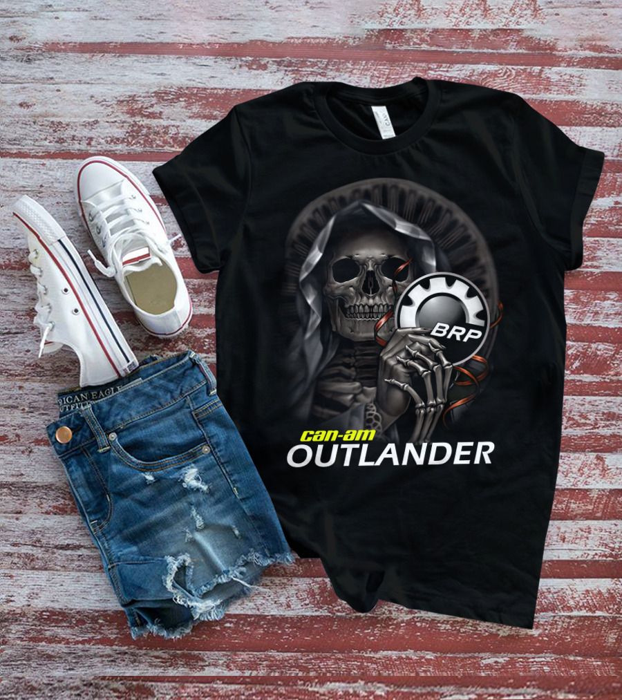Can-Am Brp Outlander Skull T-Shirt