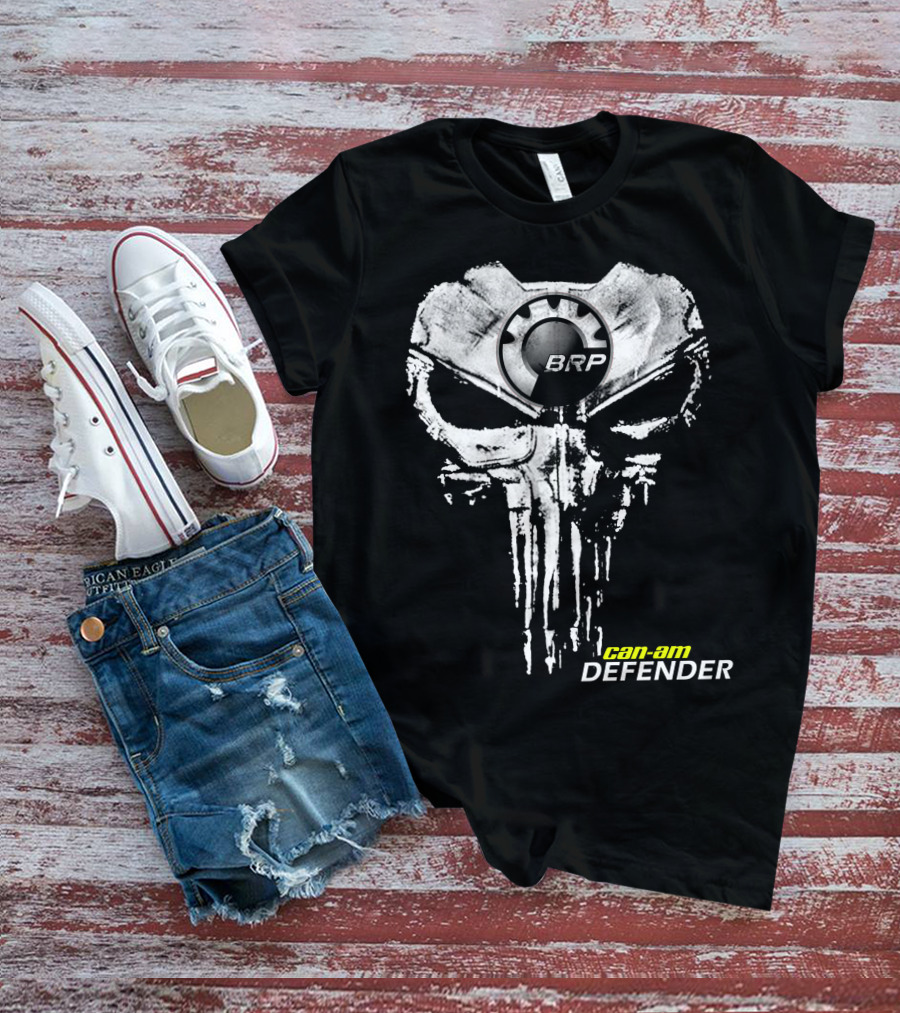 Brp Can-Am Defender Punisher Style T-Shirt