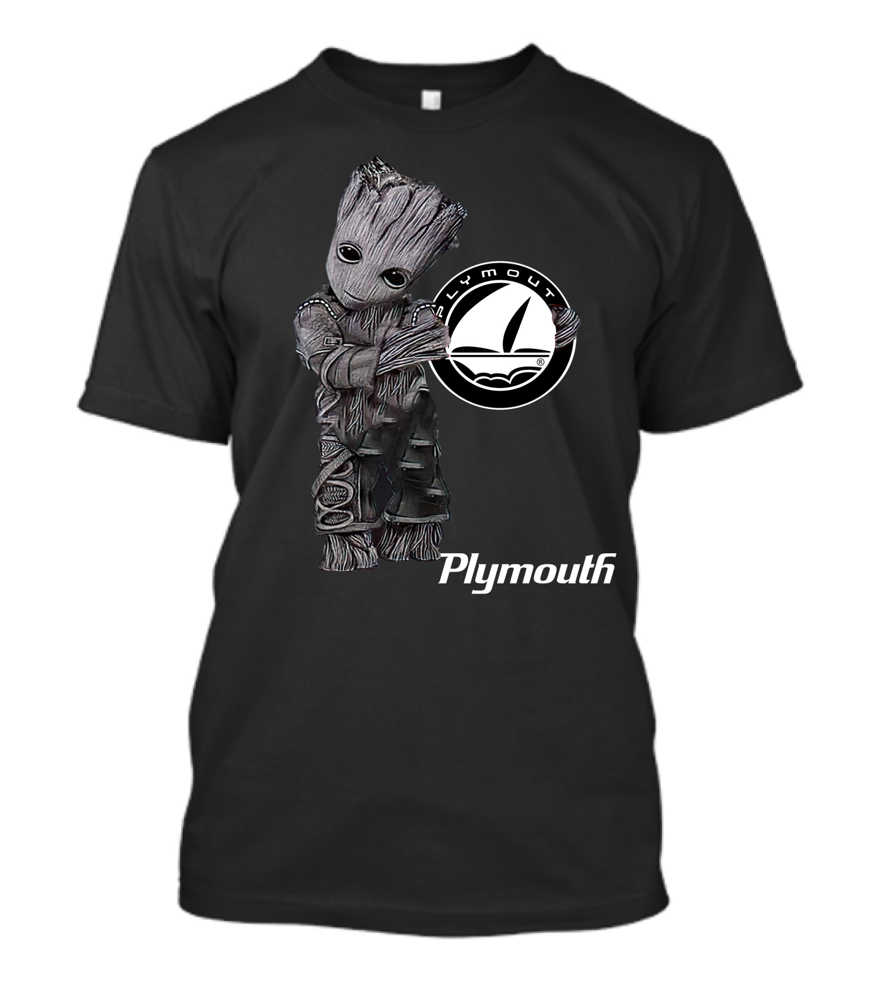 Plymouth Groot With Sailboat T-Shirt