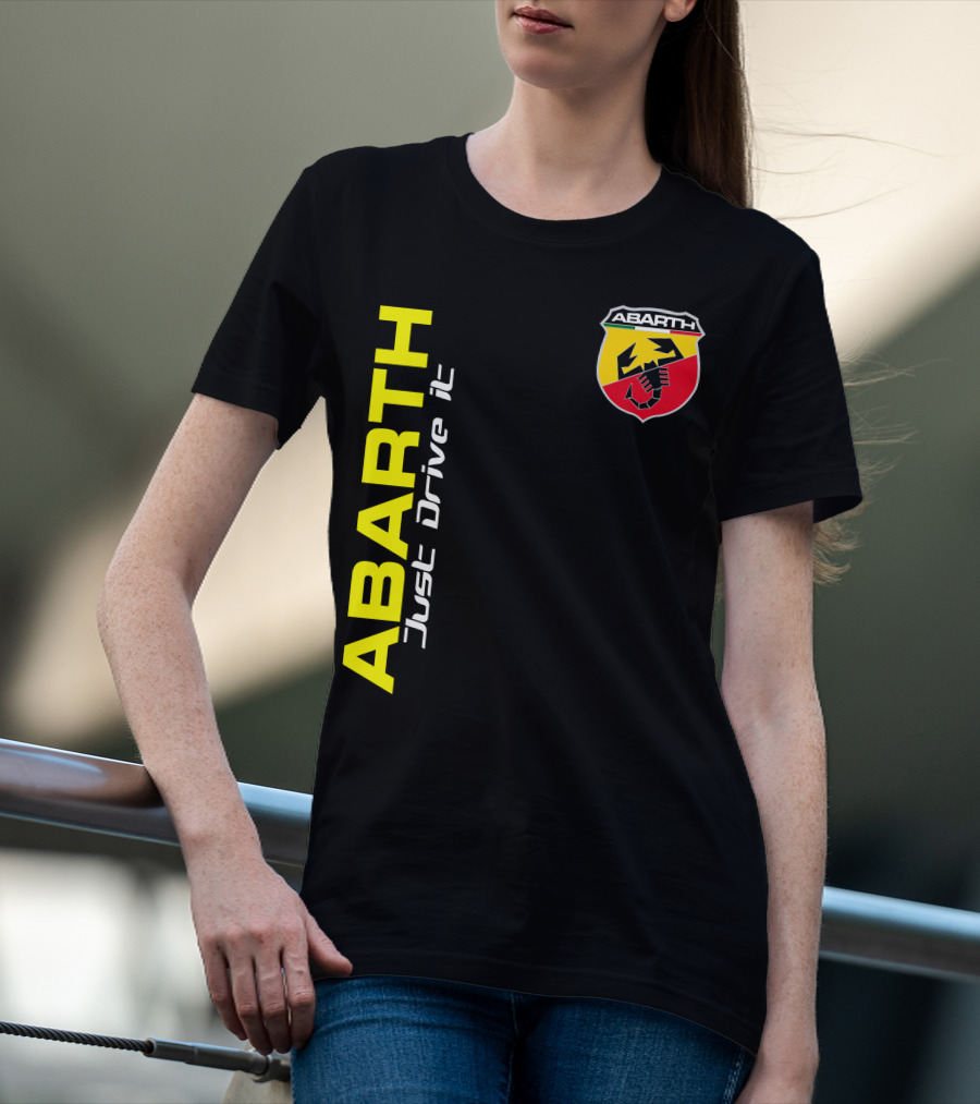 Abarth Just Drive It Scorpion Shield T-Shirt