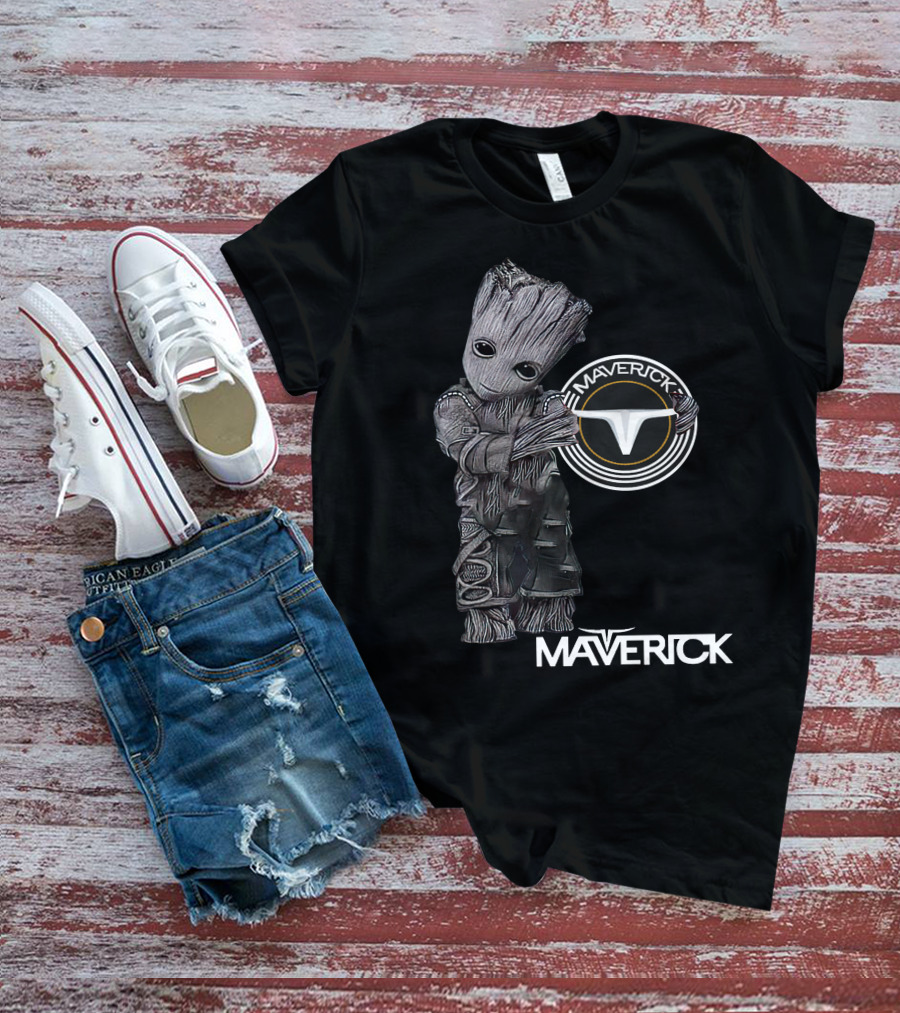 Maverick 06 Groot Character With Tesla-Inspired T-Shirt