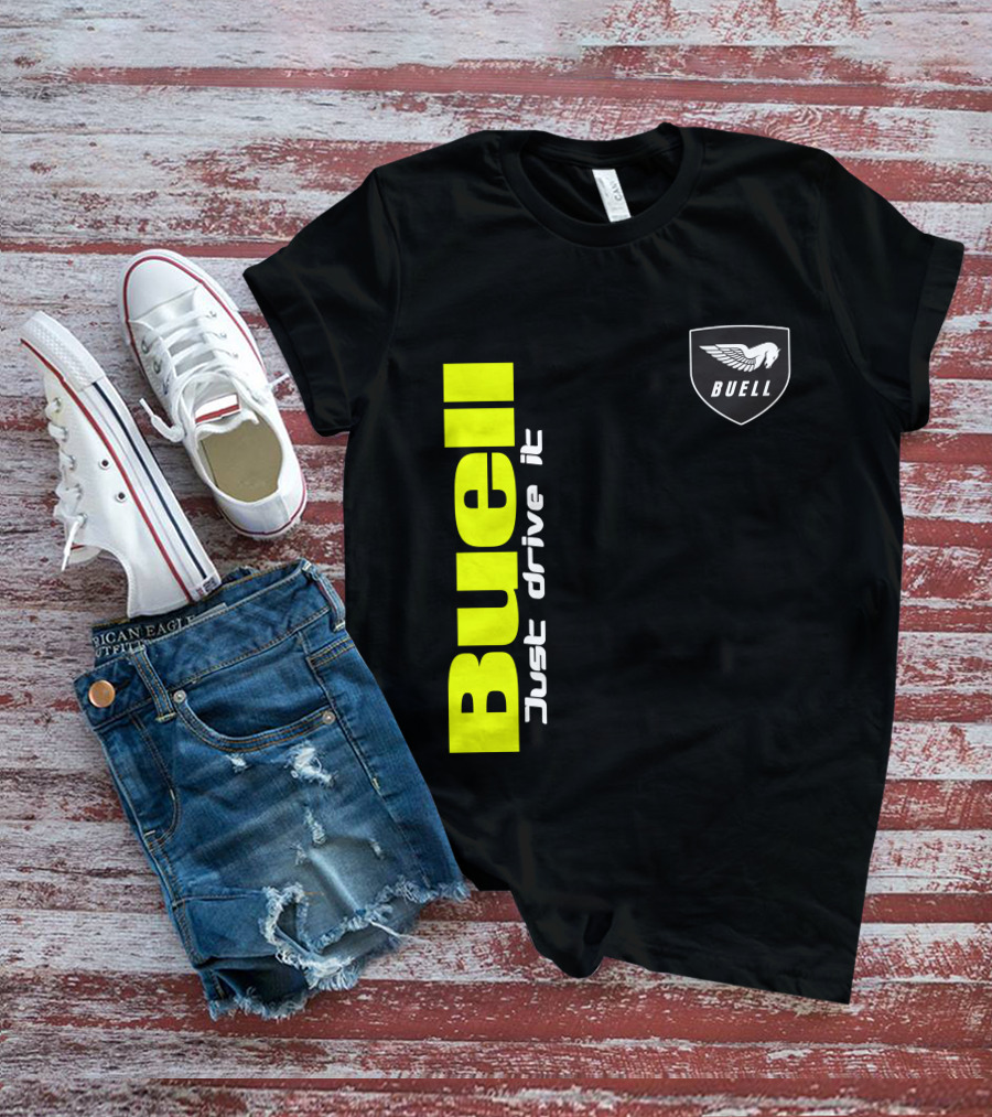 Buell Just Drive It Wing T-Shirt