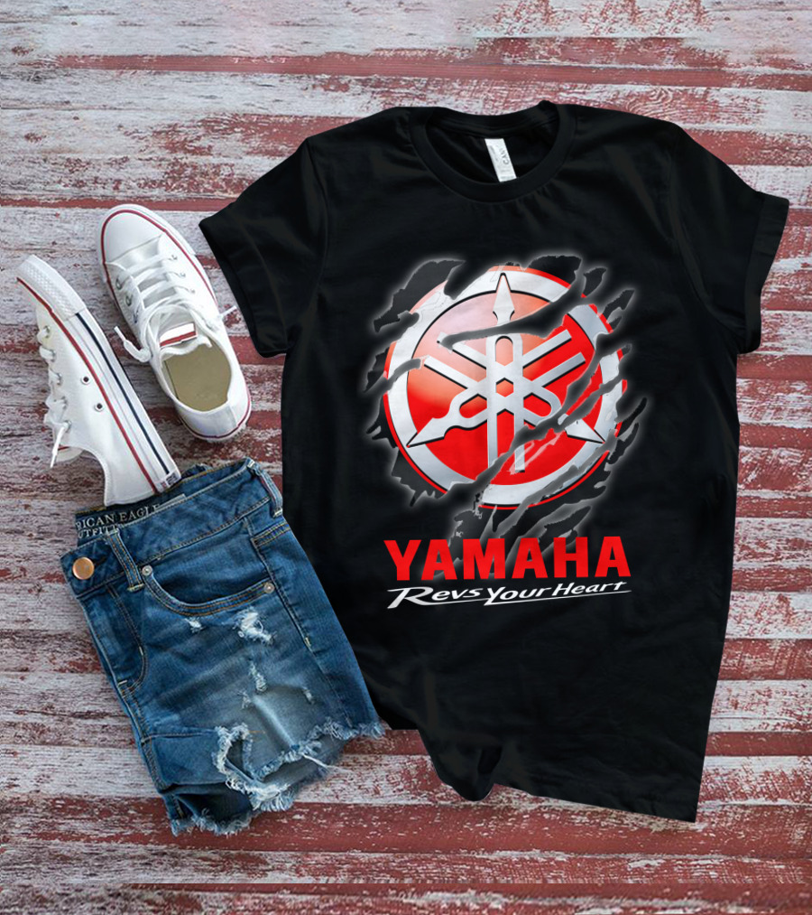 Yamaha Revs Your Heart 04 Red T-Shirt