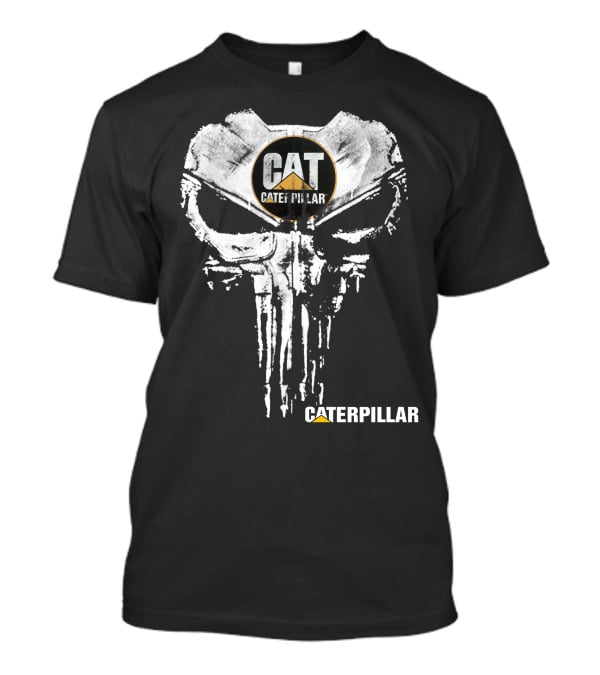 Cat Caterpillar Skull T-Shirt