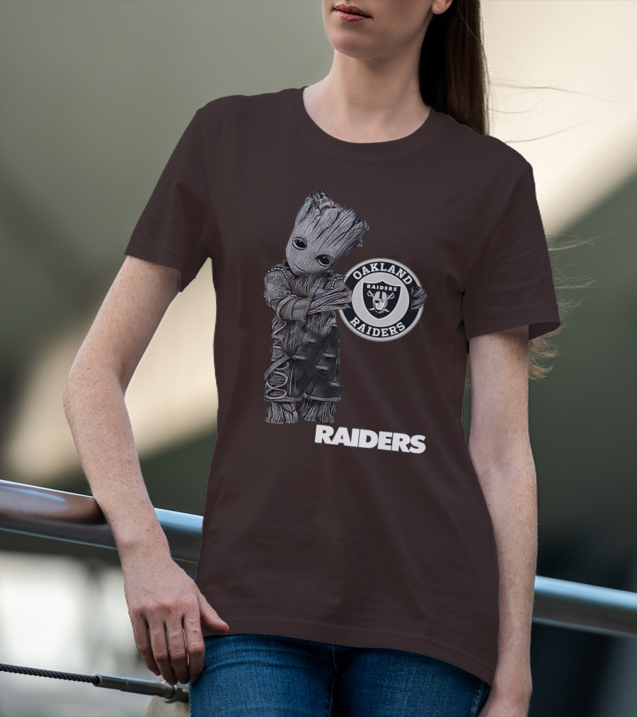 Oakland Raiders Groot Holding T-Shirt
