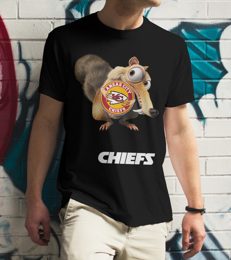 Kansas City Chiefs Mascot Logo With Character Chiefs T-Shirt