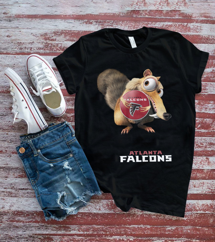 Atlanta Falcons Ice Age Crossover Scrat T-Shirt