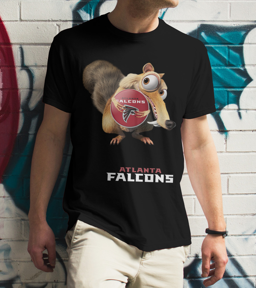 Atlanta Falcons Ice Age Crossover Scrat T-Shirt