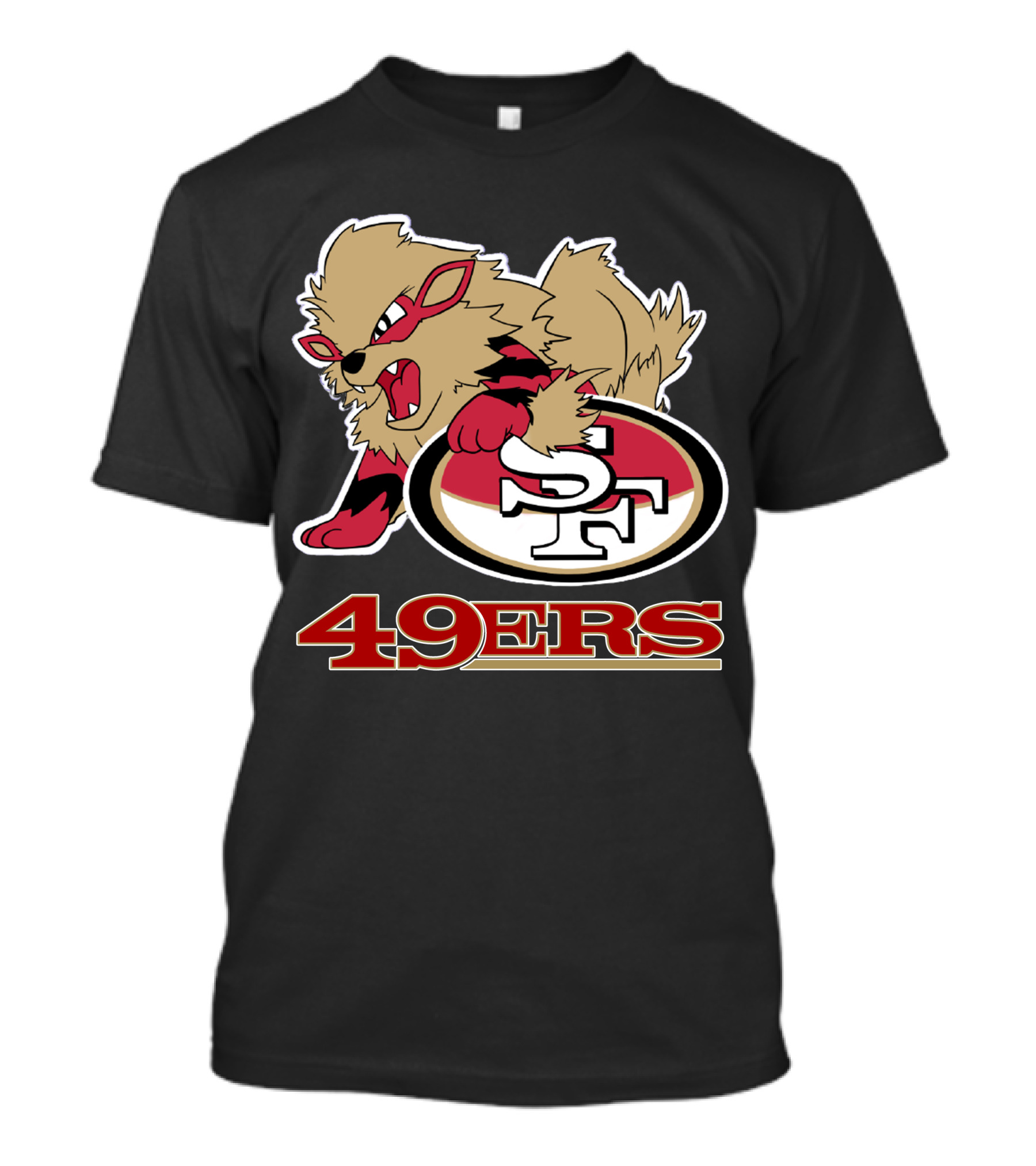 49ers Sf Logo Arcanine Fusion T-Shirt
