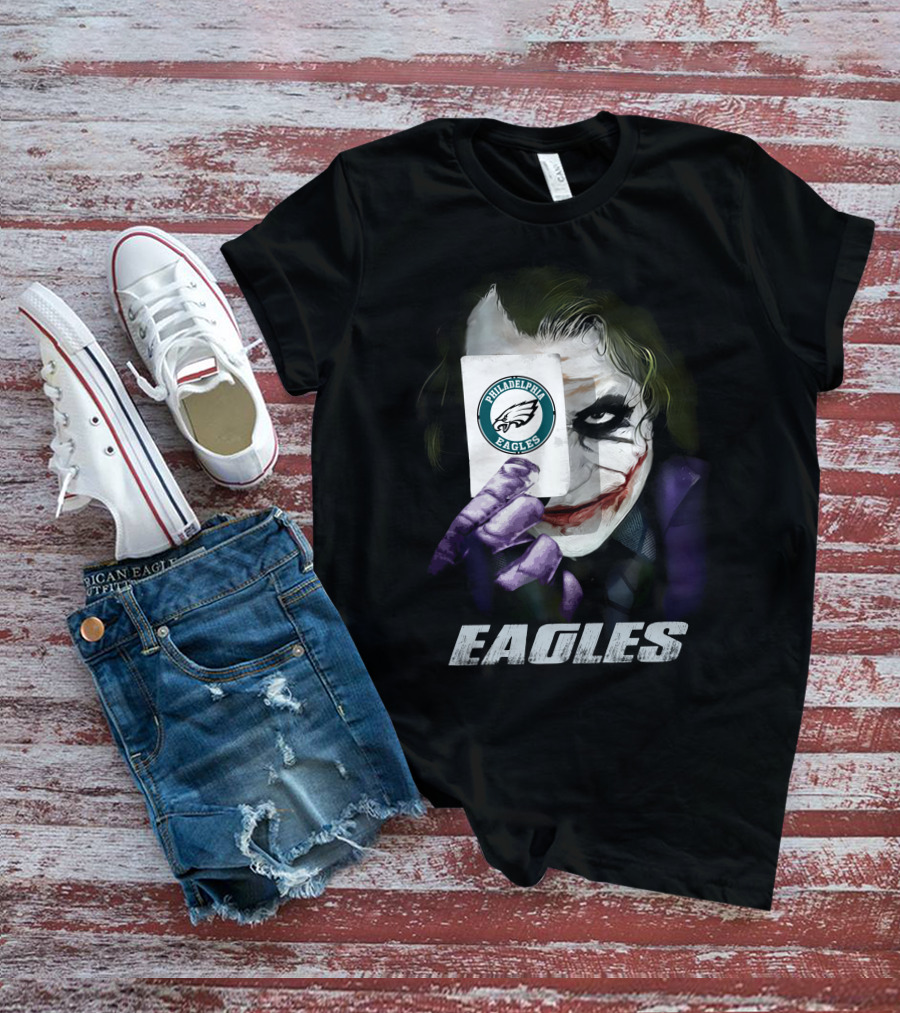 Philadelphia Eagles Joker Card T-Shirt