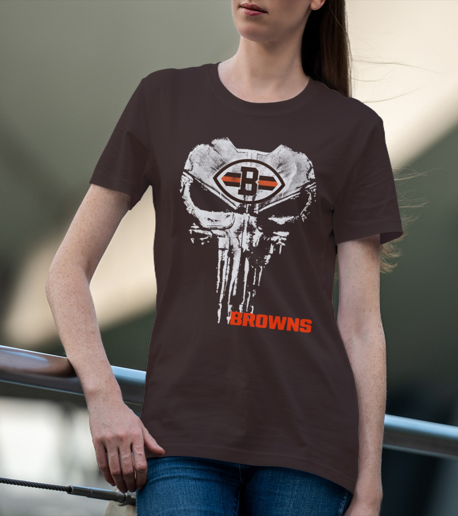 Browns Skull Logo B T-Shirt