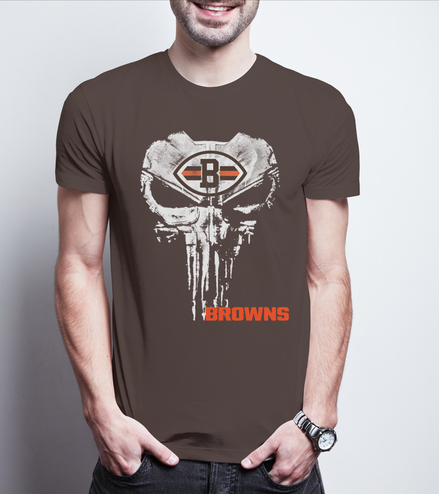 Browns Skull Logo B T-Shirt