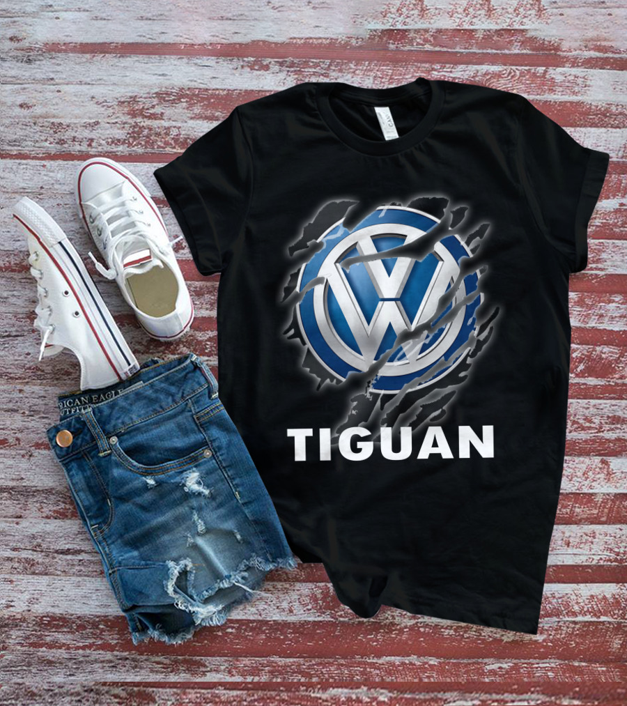 Tiguan Volkswagen Logo Scratch T-Shirt