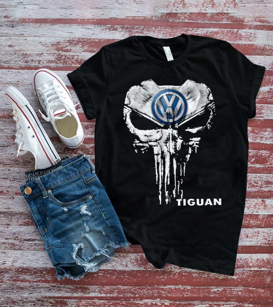 Volkswagen Tiguan Punisher Skull T-Shirt