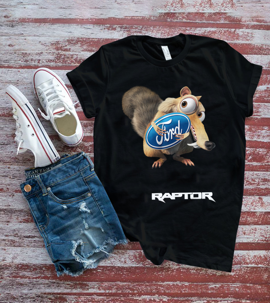Ford Raptor 05 Scrat Holding T-Shirt