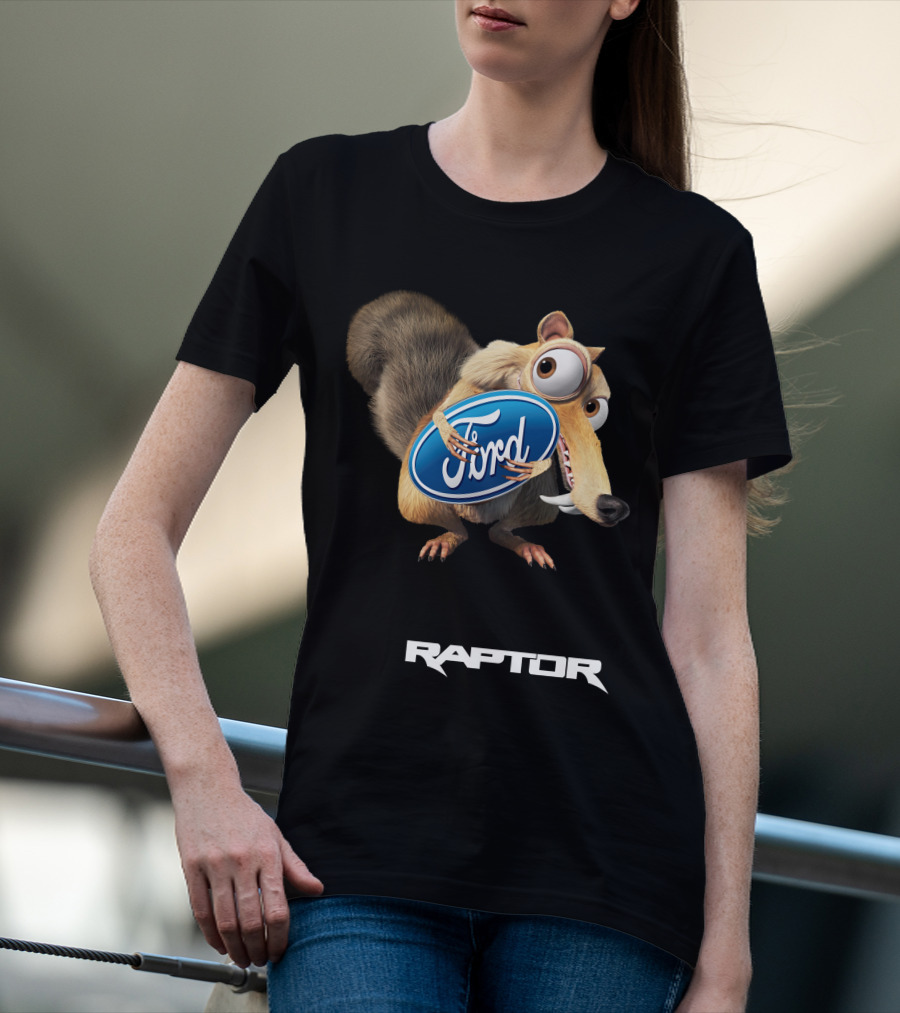 Ford Raptor 05 Scrat Holding T-Shirt