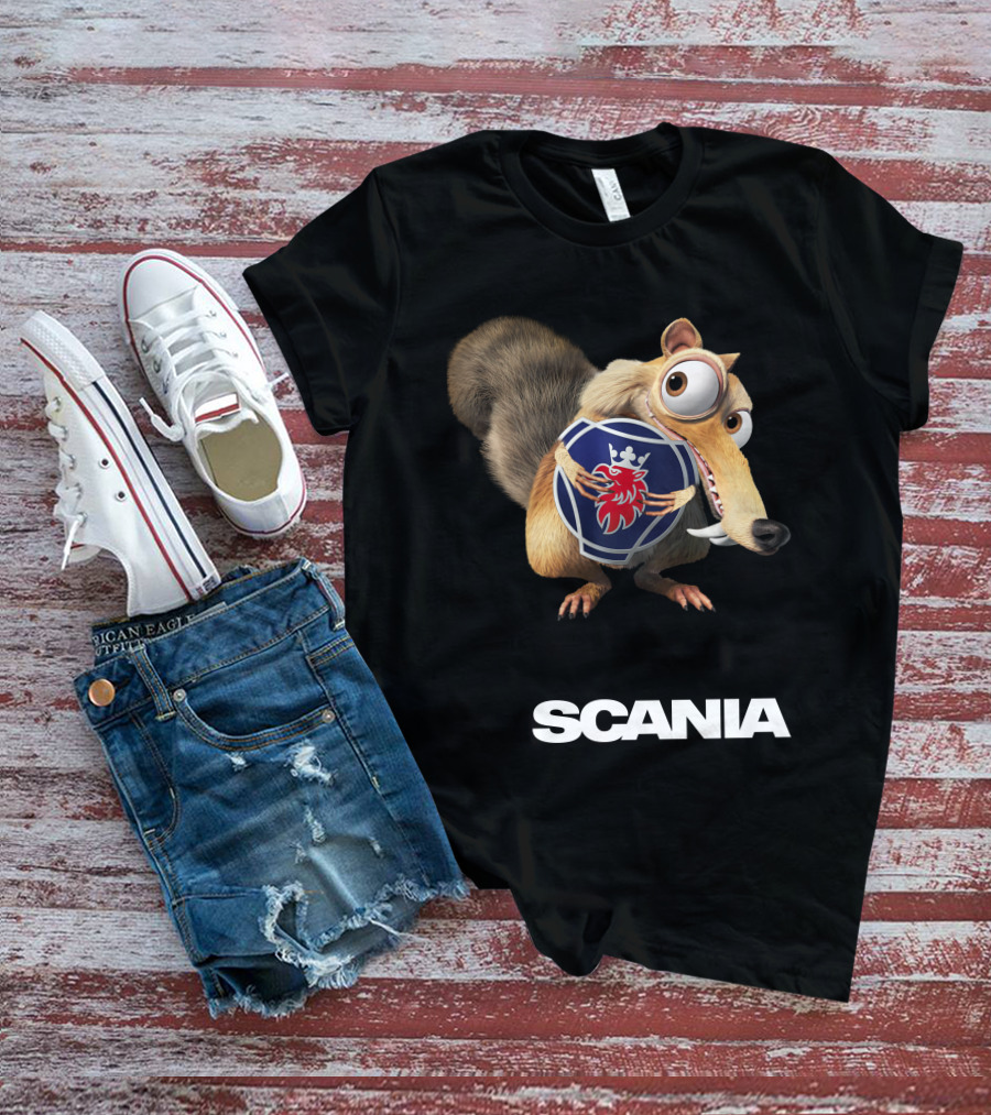 Scania Ice Age Scrat Shield T-Shirt