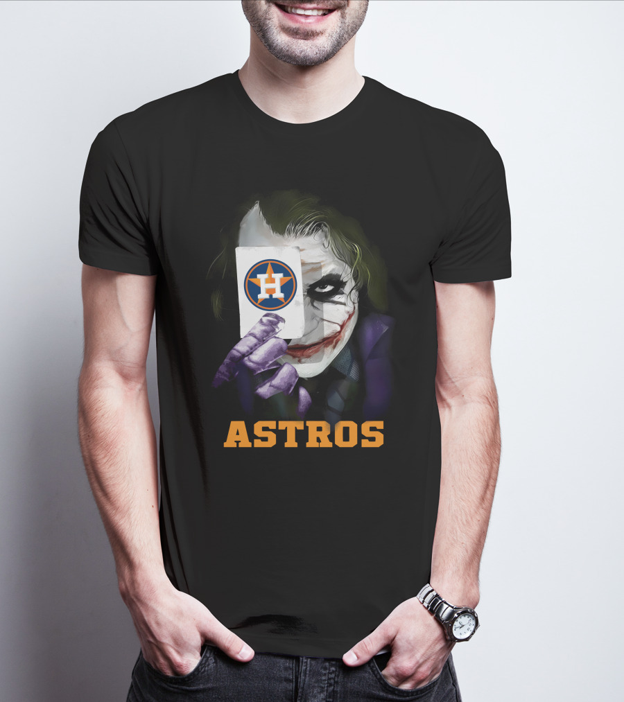 Astros Joker Houston Baseball Card T-Shirt