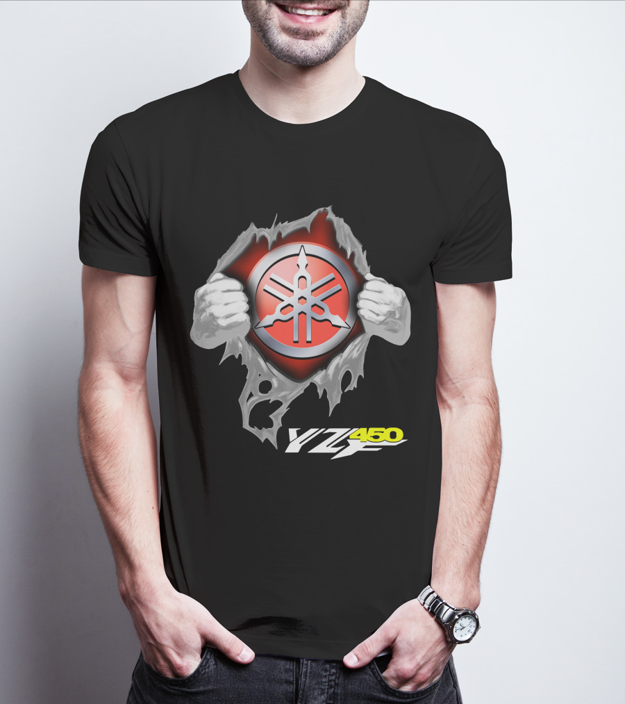 Yamaha Emblem Yz450 Dynamic Burst T-Shirt