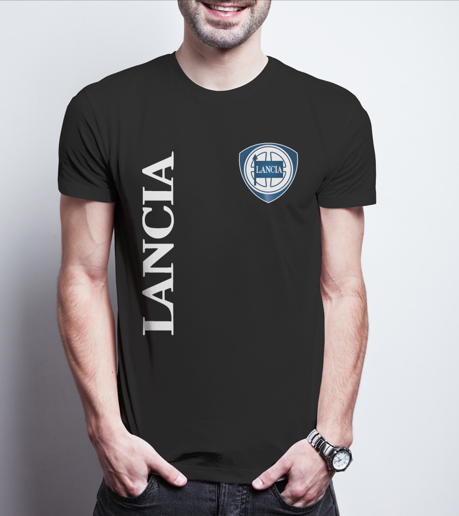 Lancia Shield Logo Vertical T-Shirt