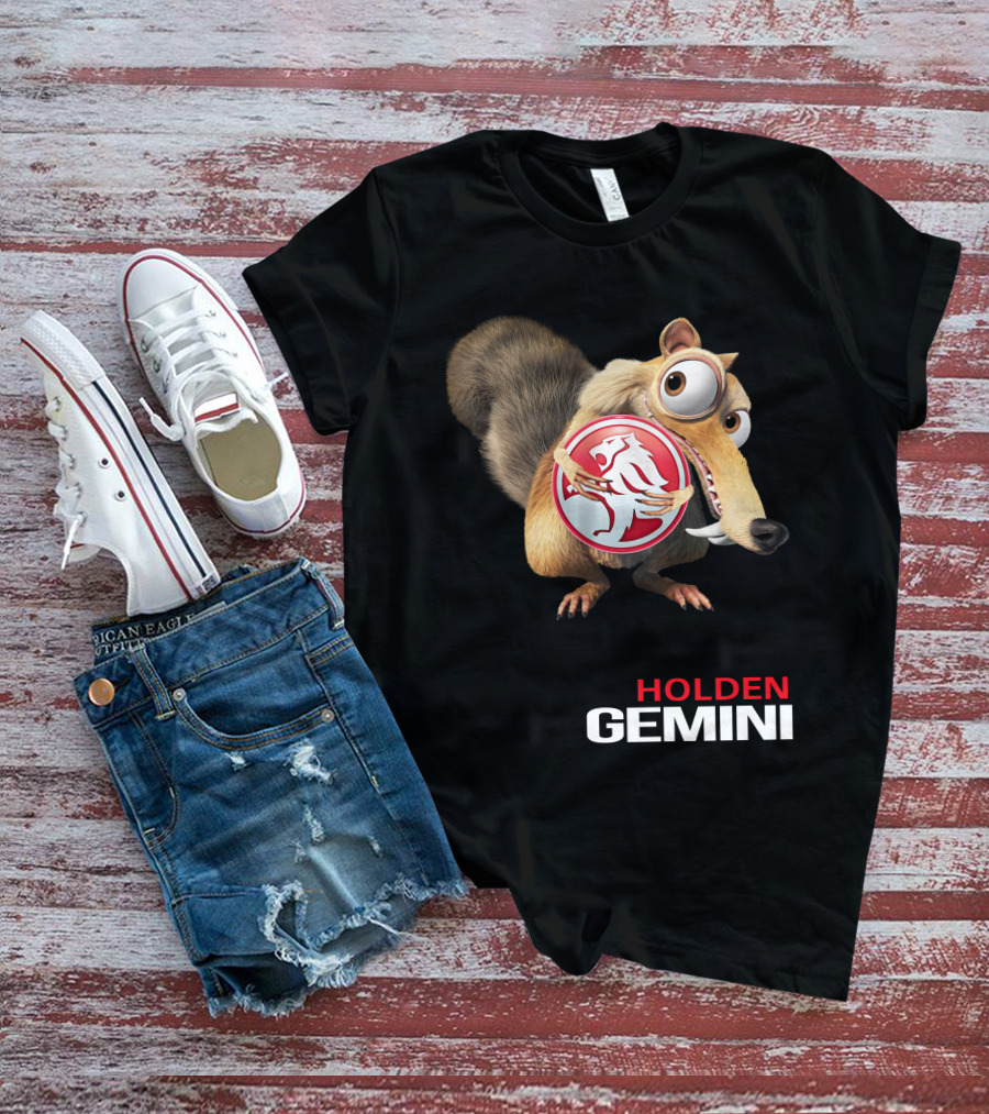 Holden Gemini Ice Age Scrat Logo Crossover T-Shirt