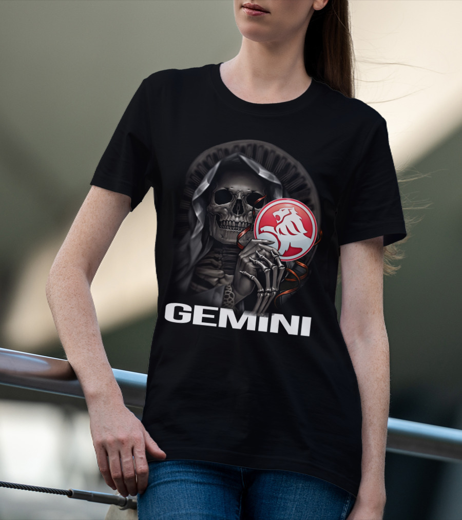 Gemini 18 Grim Reaper Holding Holden T-Shirt