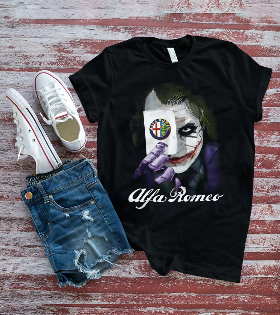Alfa Romeo Joker Playing Card T-Shirt