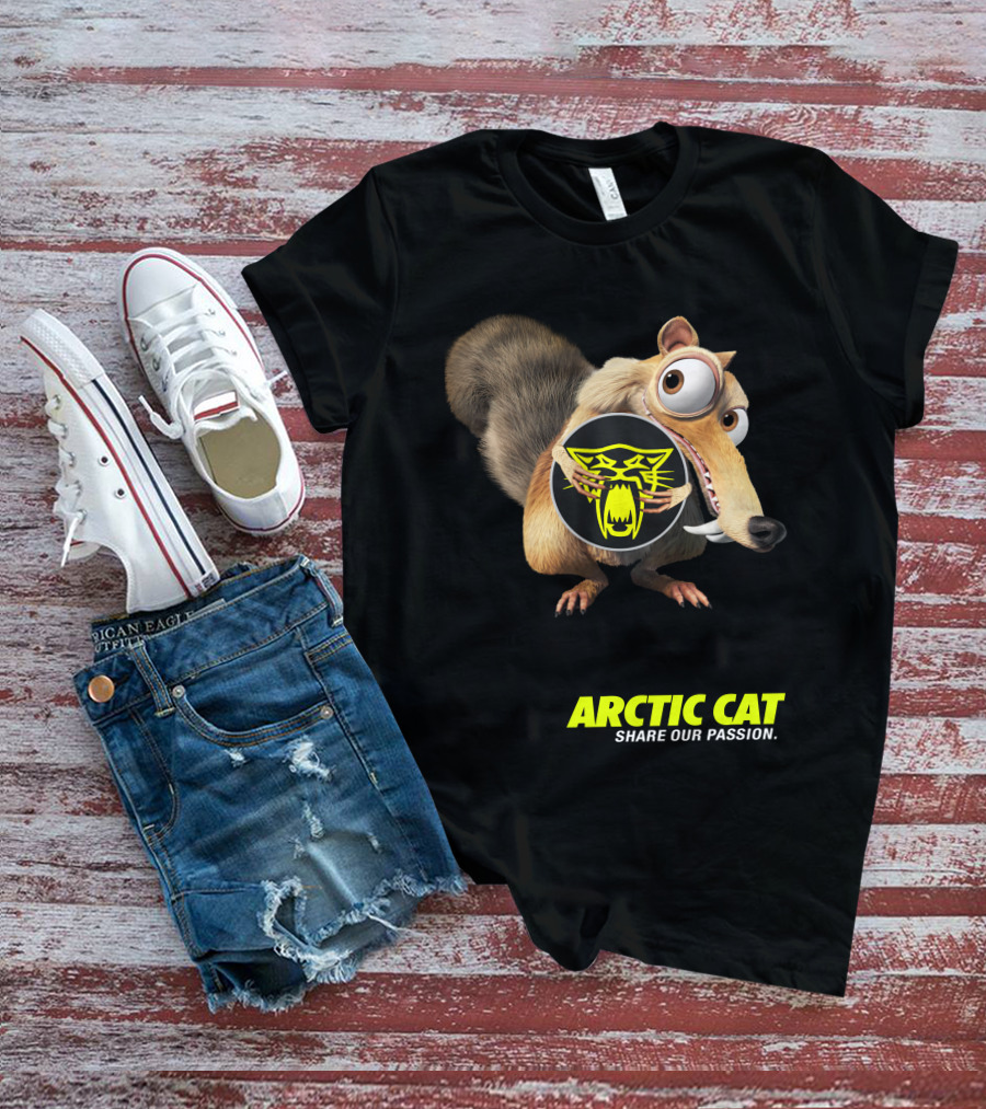 Arctic Cat Share Our Passion Ice Age Scrat T-Shirt