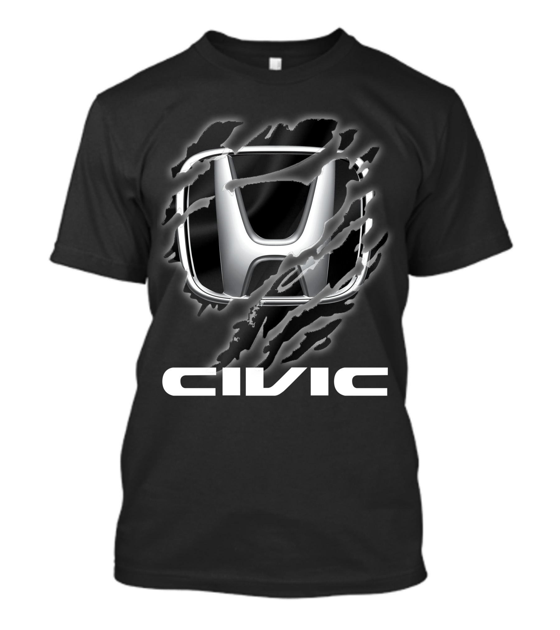 Honda Civic 09 Claw Mark T-Shirt