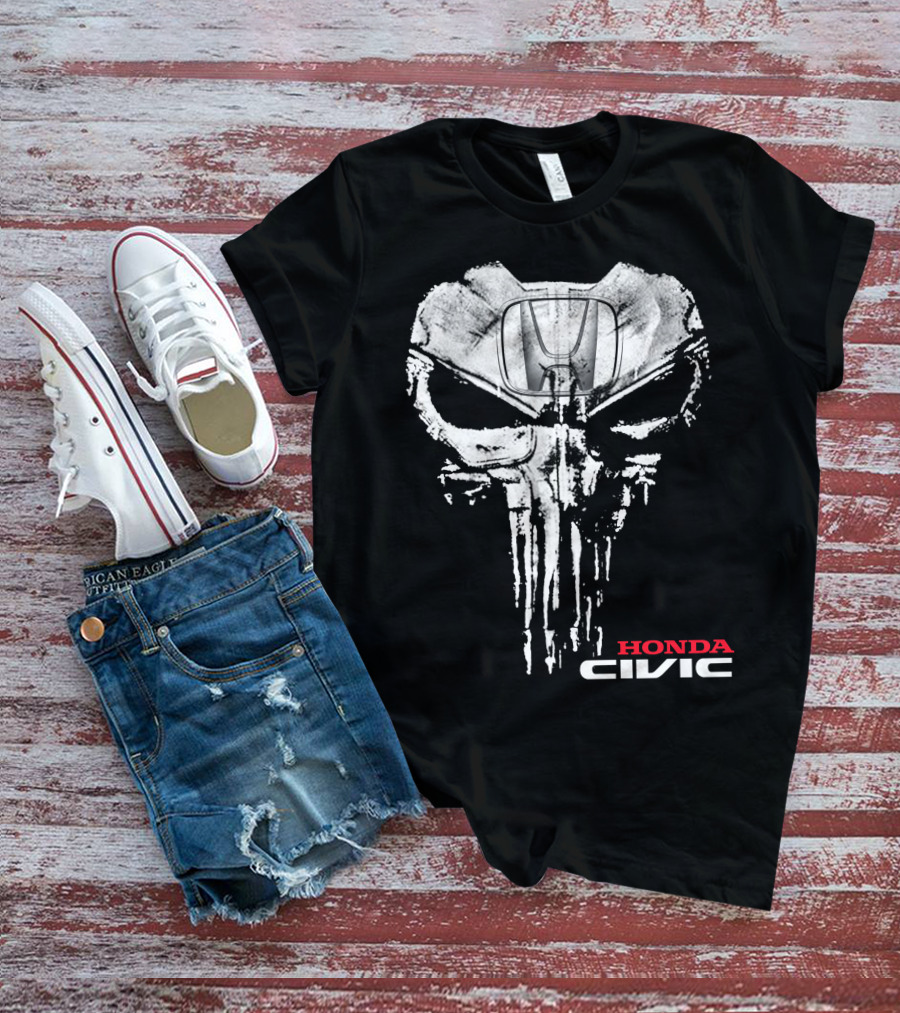 Honda Civic Skull T-Shirt