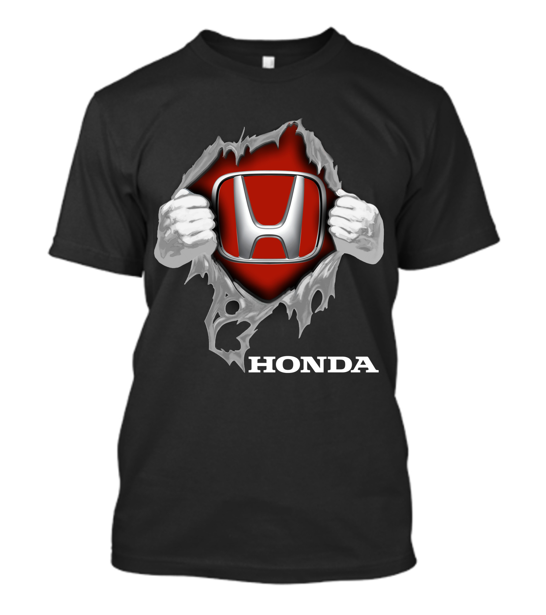 Honda 06 Logo Torn Reveal Hands T-Shirt