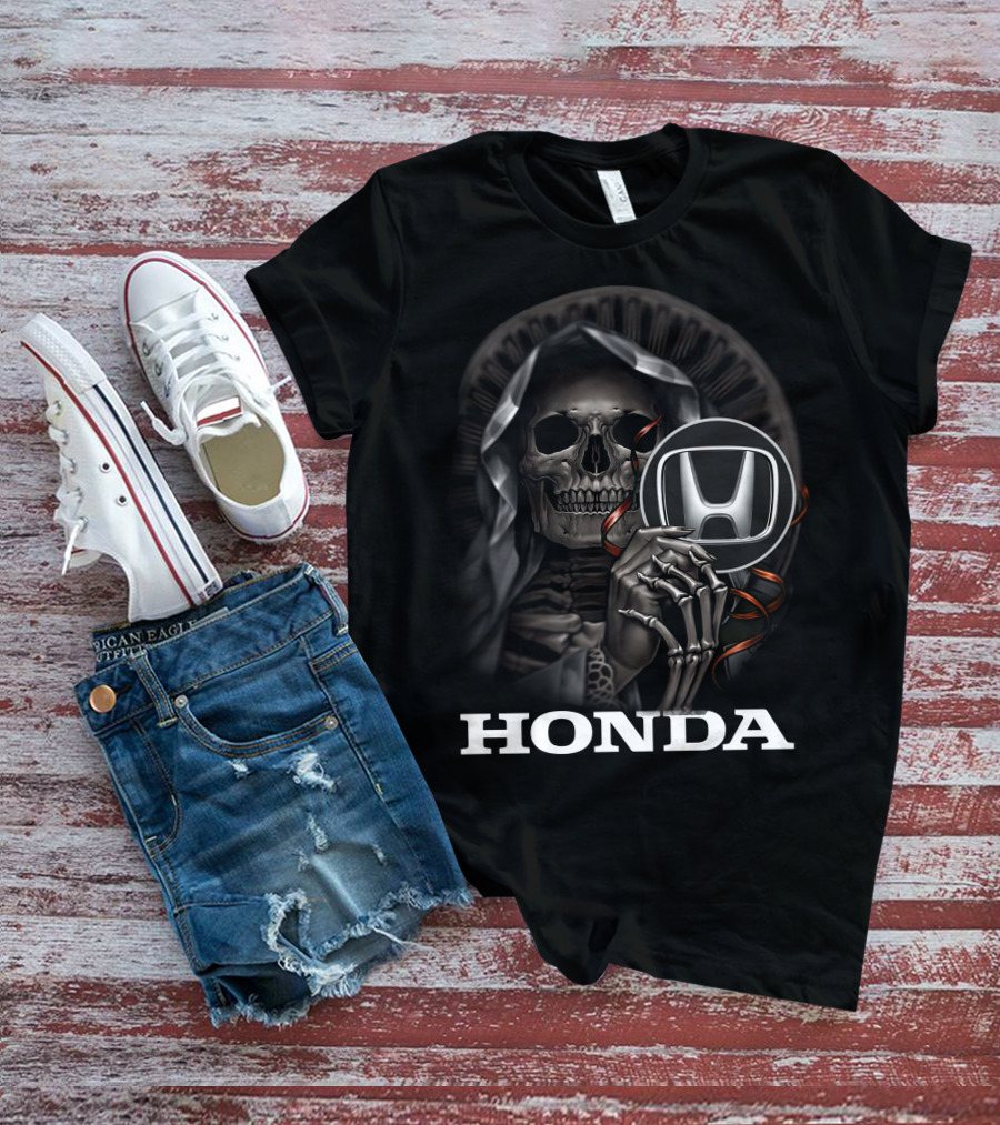 Honda Skull Reaper Holding T-Shirt