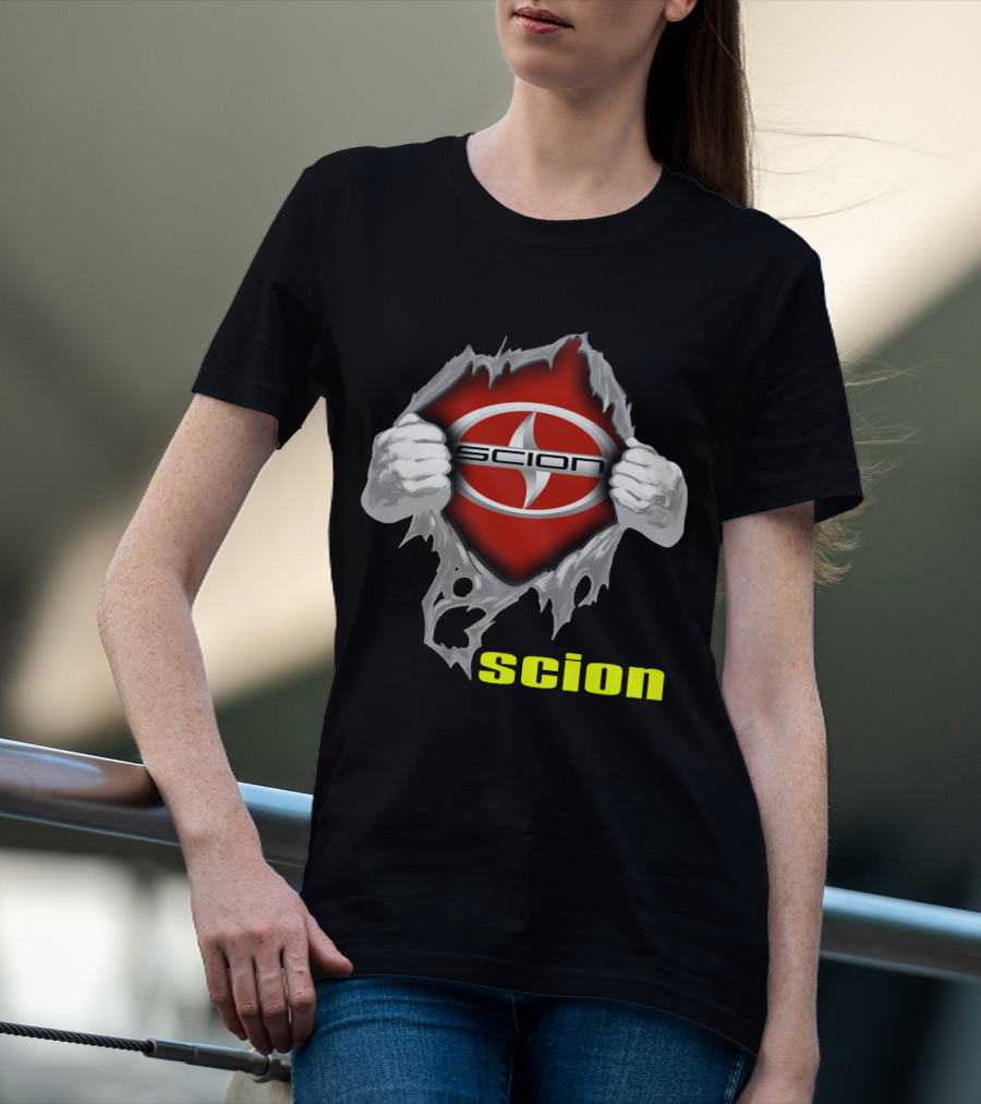 Scion Logo Ripping Through T-Shirt