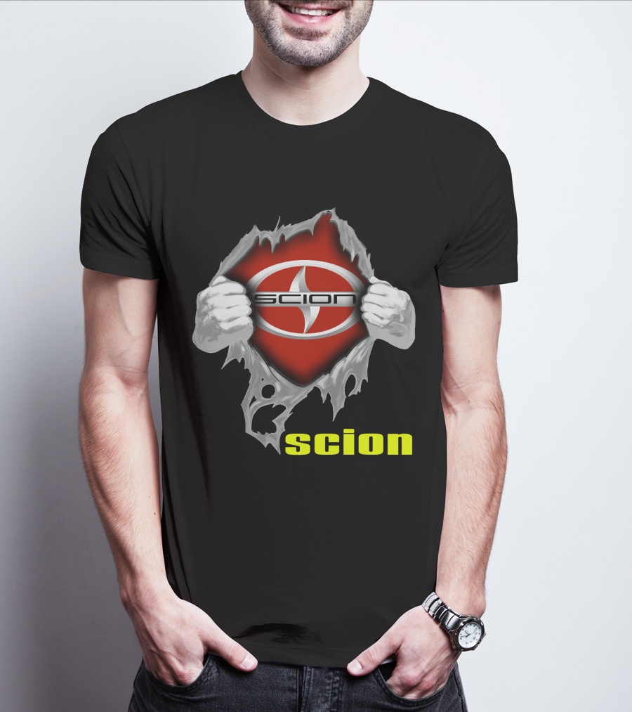 Scion Logo Ripping Through T-Shirt