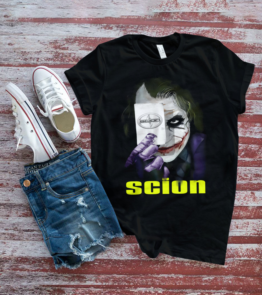 Scion Joker Card With Iconic Clown Face T-Shirt