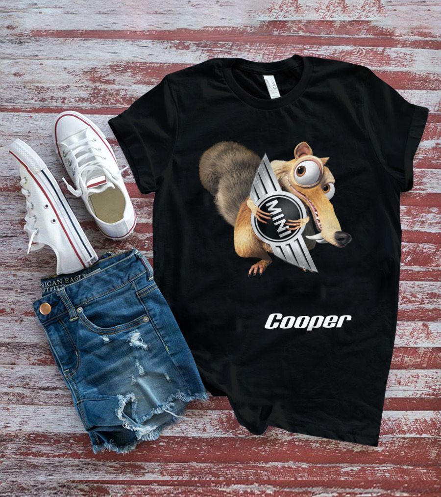 Mini Cooper Scrat Crossover 16 Ice Age Squirrel T-Shirt