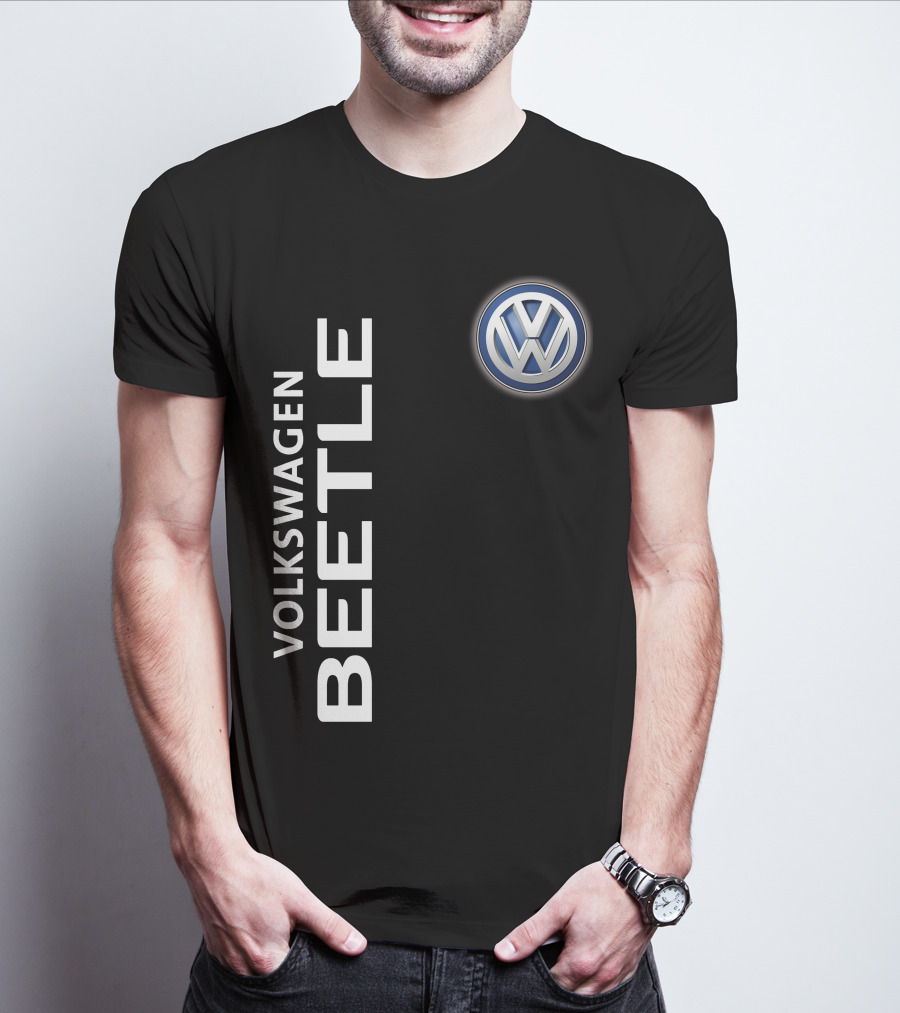 Volkswagen Beetle Vw Logo Classic Car T-Shirt