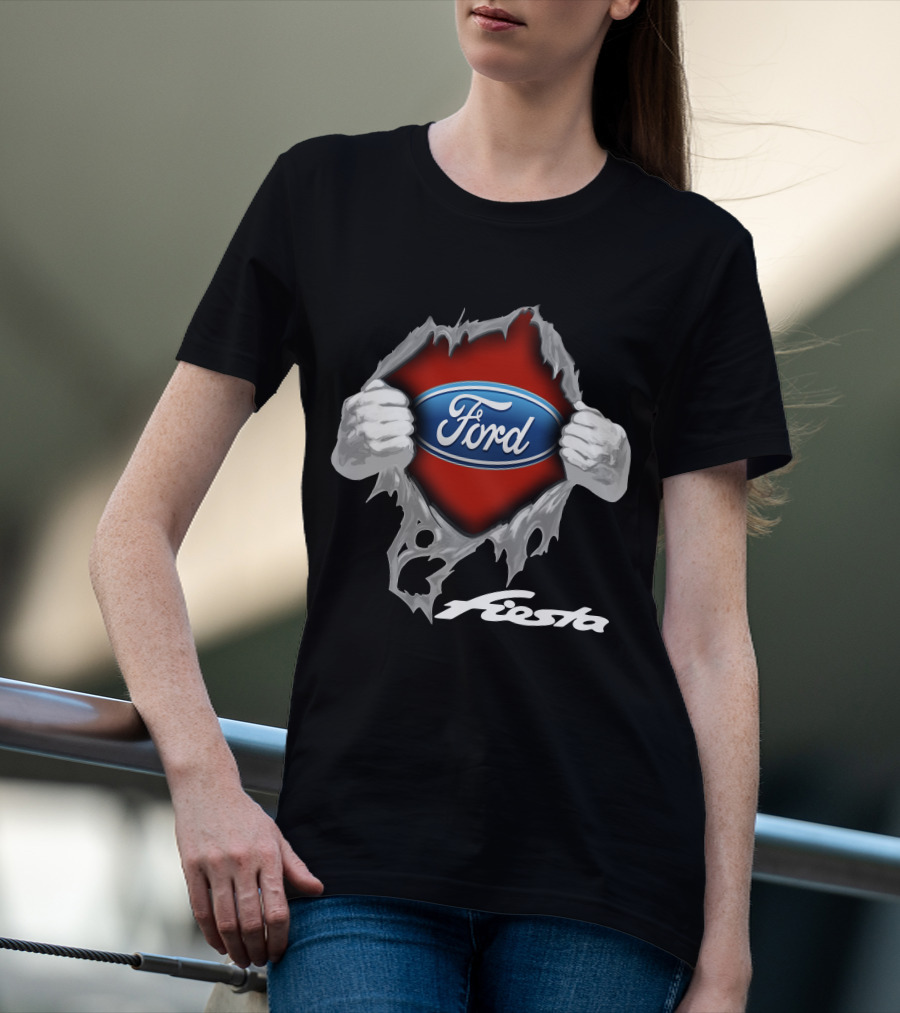 Ford Fiesta Logo Tear Reveal T-Shirt