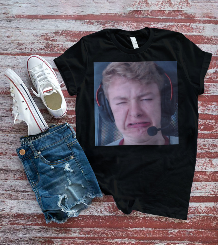 TommyInnit Meme Face Headset Expression Merch T-Shirt