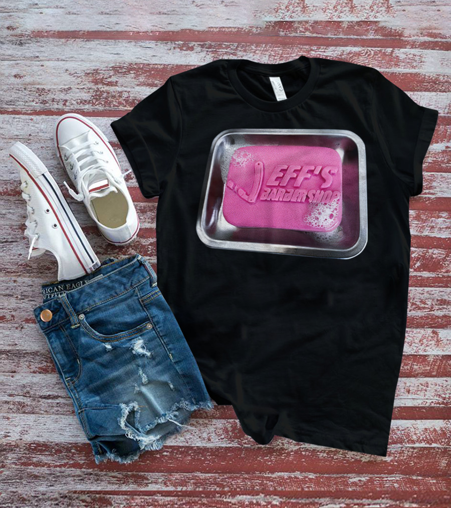 Jeff's Barbershop Soap In Tray T-Shirt