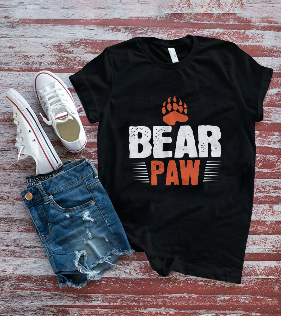 Bear Paw Claw Print T-Shirt