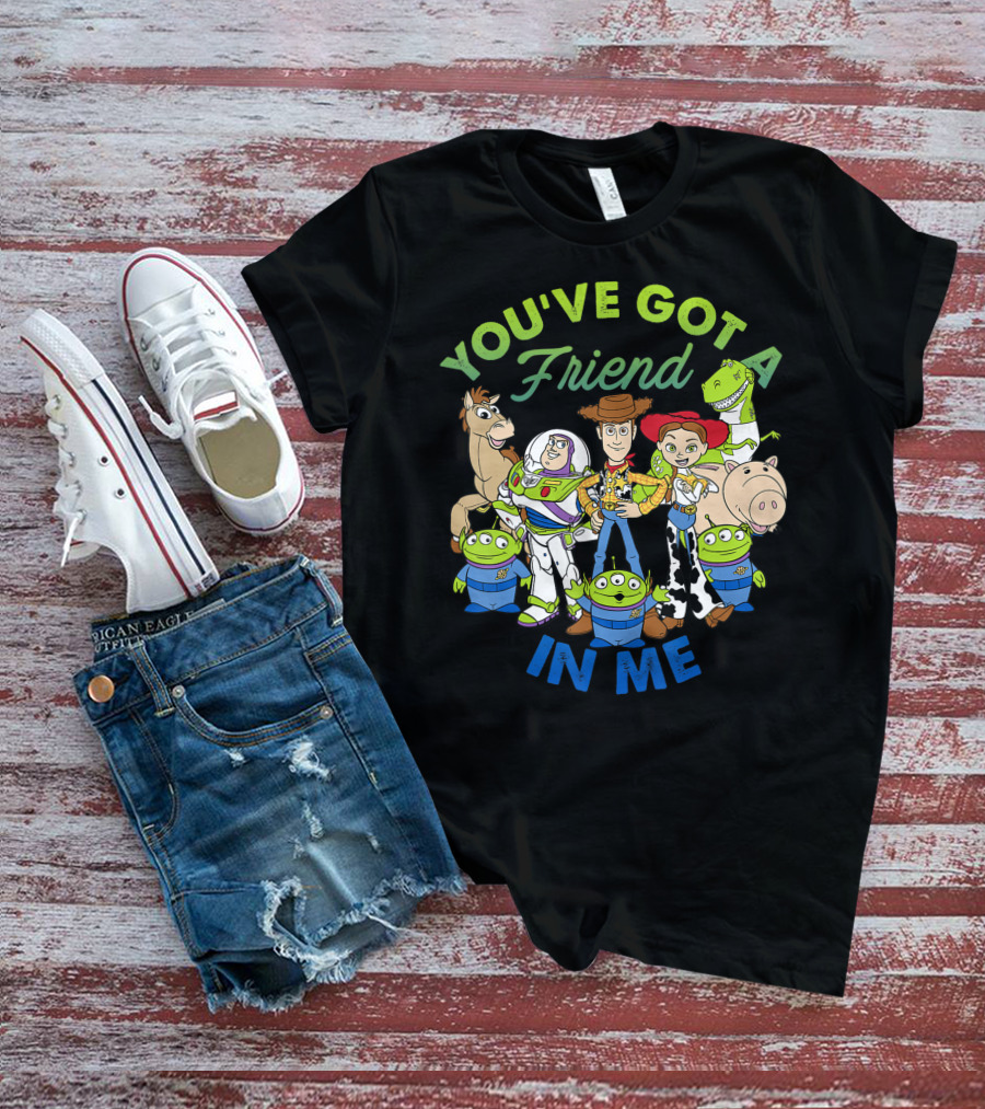 You've Got A Friend In Me Disney Pixar Toy Story Character Group T-Shirt