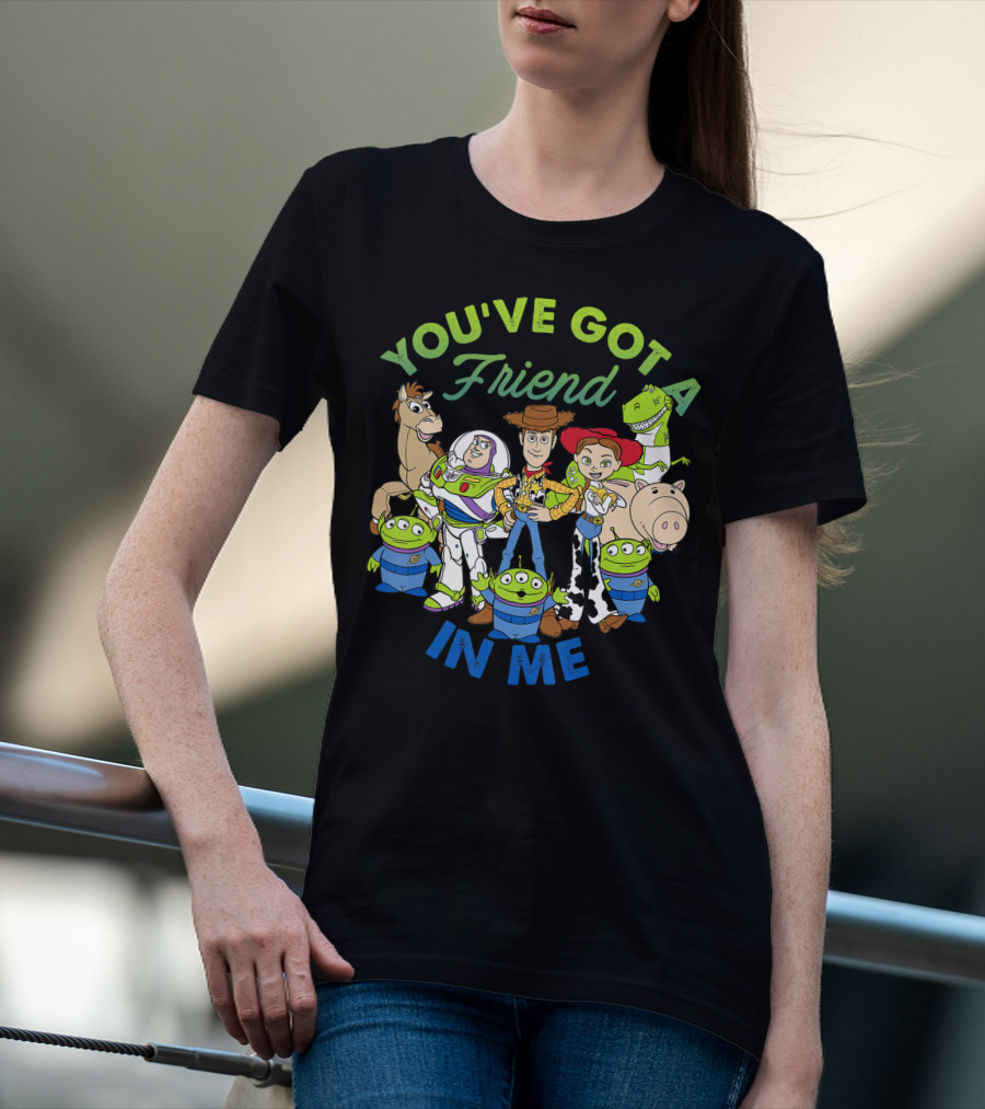 You've Got A Friend In Me Disney Pixar Toy Story Character Group T-Shirt