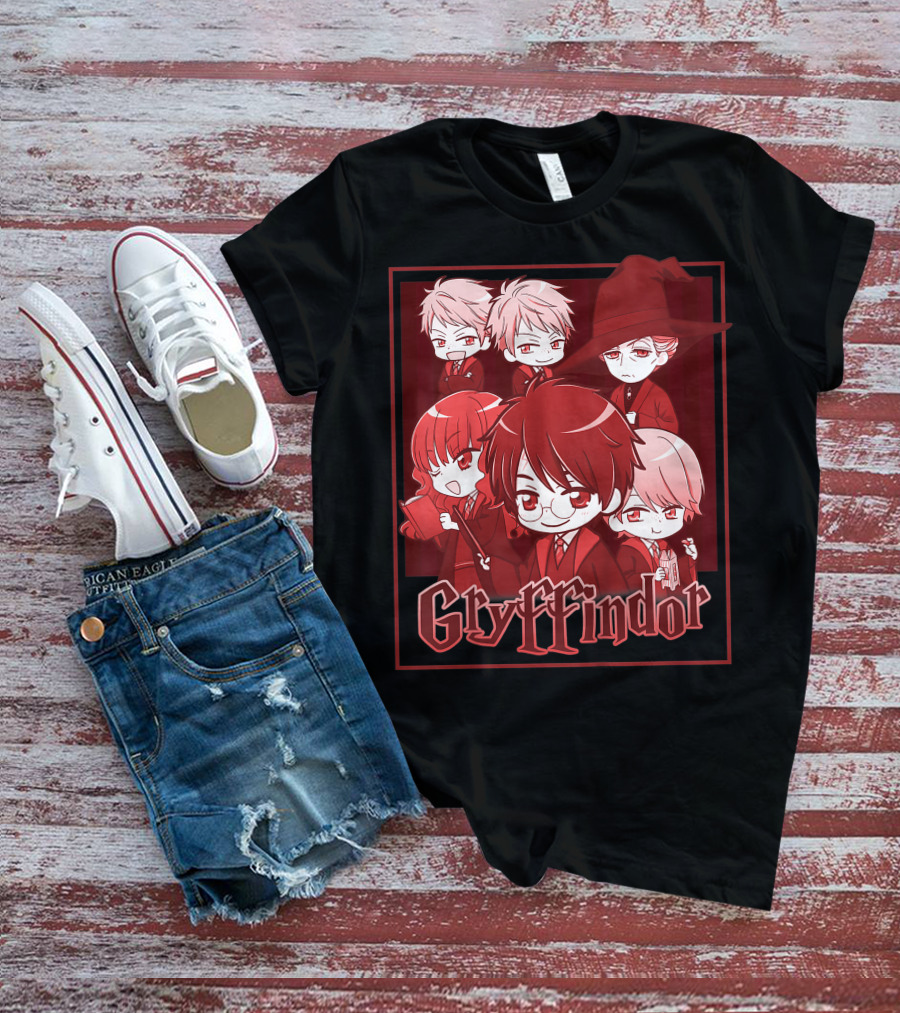 Gryffindor Only Today Anime Characters T-Shirt