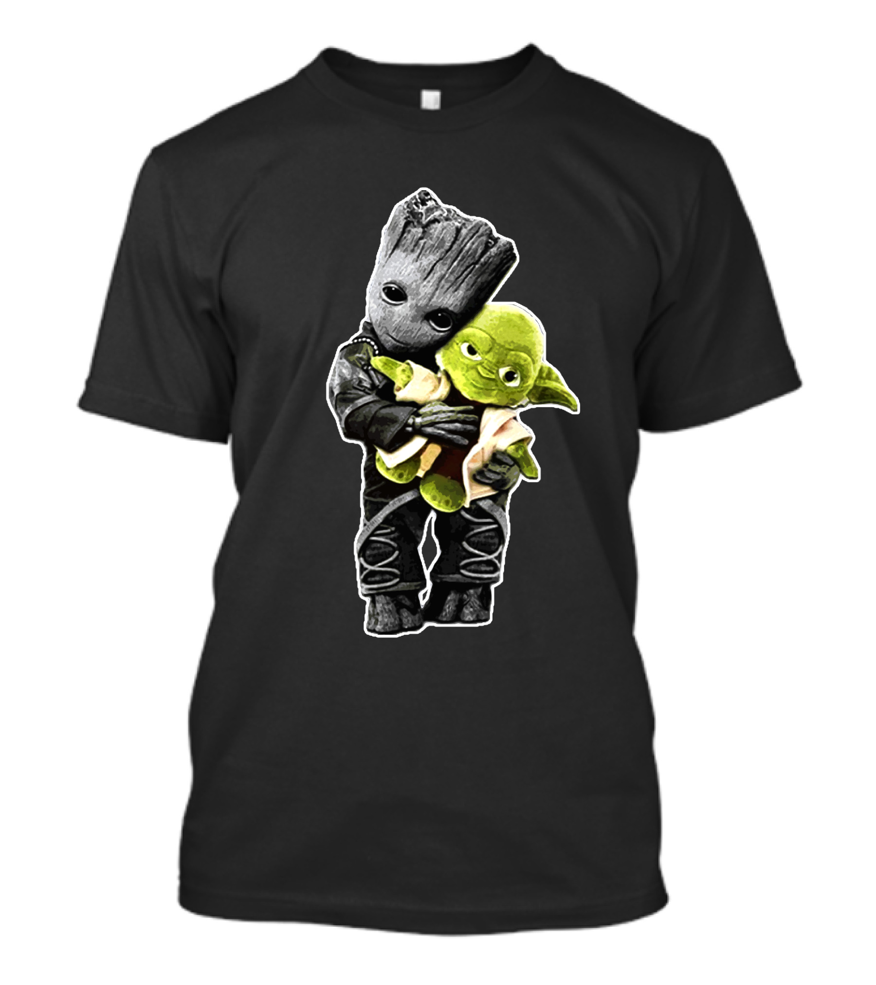 Only Today Alien Tree Creature With Green Alien Baby T-Shirt