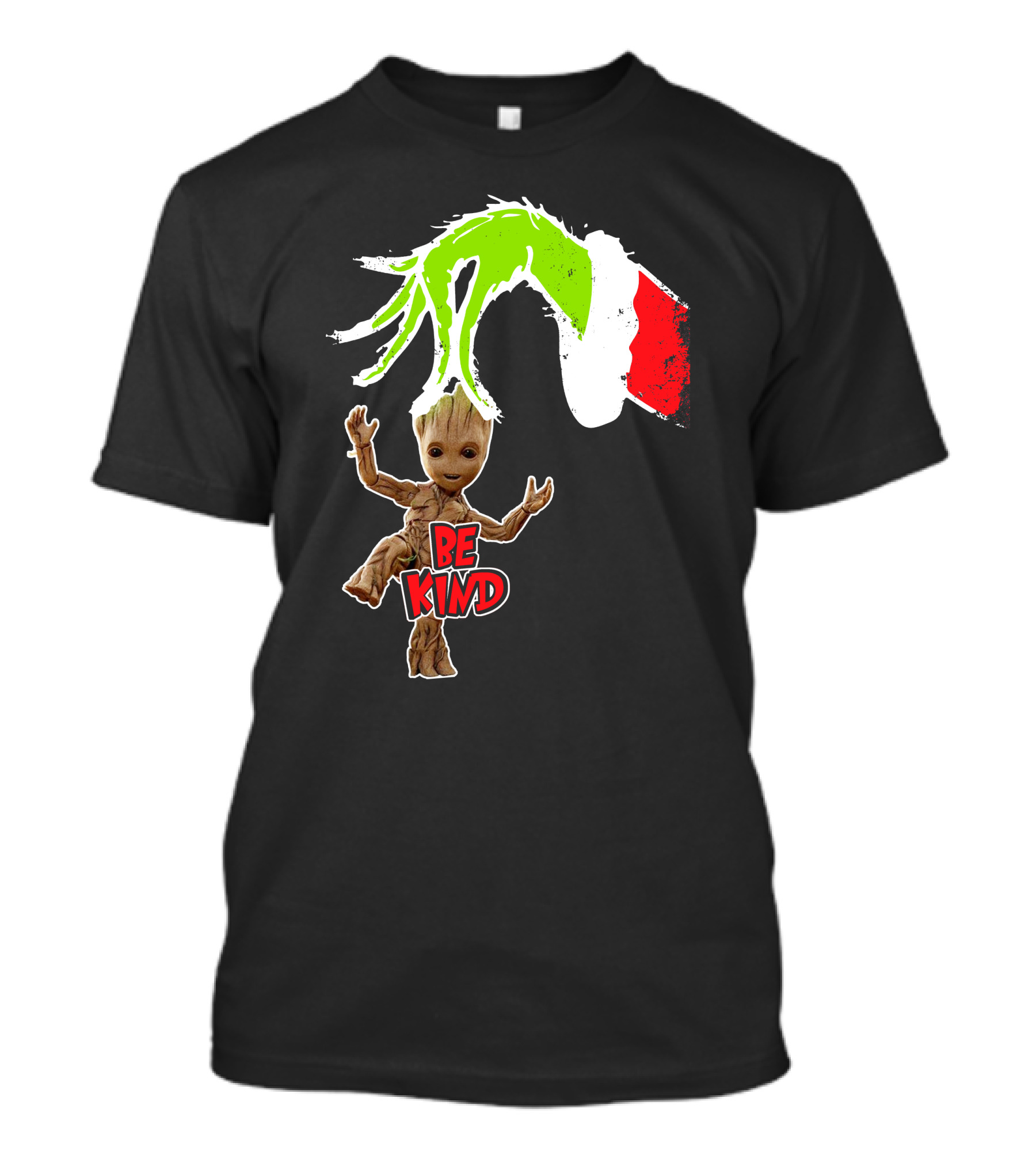 Be Kind Only Today Groot And Grinch Inspired T-Shirt