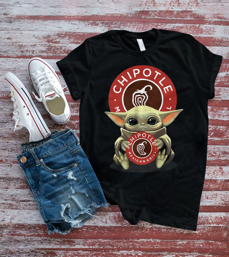 Chipotle Mexican Grill 17 Baby Yoda T-Shirt
