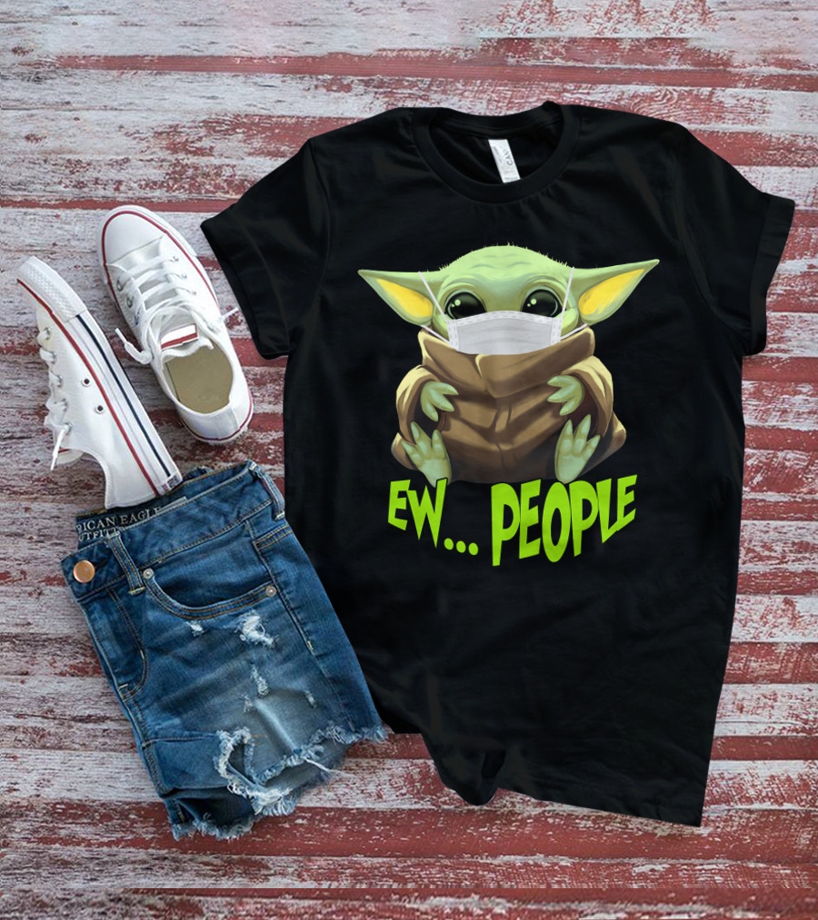 Ew People 36 Baby Alien Mask T-Shirt